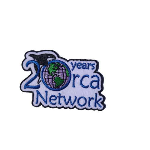 New! Orca Network and Langley Whale Center Iron-On Patches